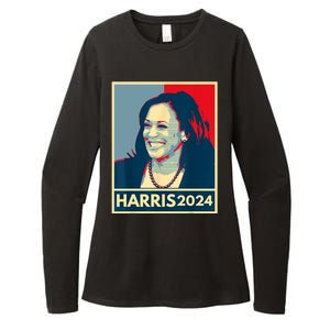 Kamala Harris 2024 Retro Usa Election Womens CVC Long Sleeve Shirt