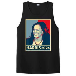 Kamala Harris 2024 Retro Usa Election PosiCharge Competitor Tank