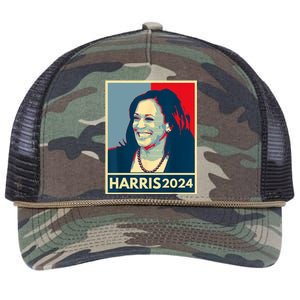 Kamala Harris 2024 Retro Usa Election Retro Rope Trucker Hat Cap