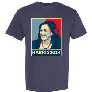 Kamala Harris 2024 Retro Usa Election Garment-Dyed Heavyweight T-Shirt