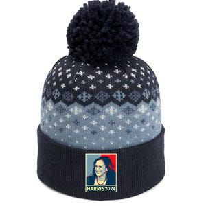 Kamala Harris 2024 Retro Usa Election The Baniff Cuffed Pom Beanie