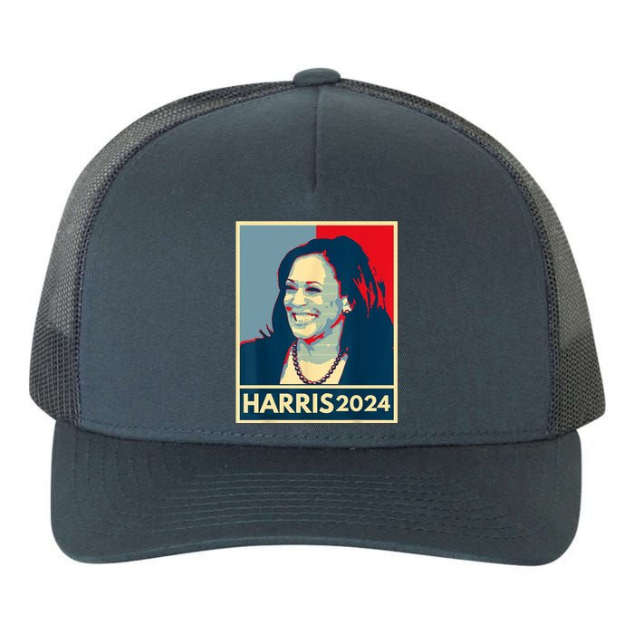 Kamala Harris 2024 Retro Usa Election Yupoong Adult 5-Panel Trucker Hat