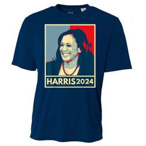 Kamala Harris 2024 Retro Usa Election Cooling Performance Crew T-Shirt