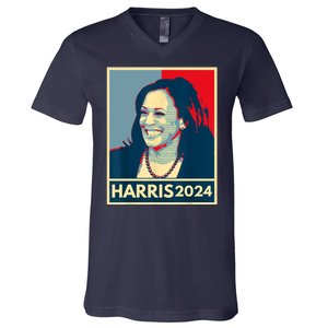 Kamala Harris 2024 Retro Usa Election V-Neck T-Shirt