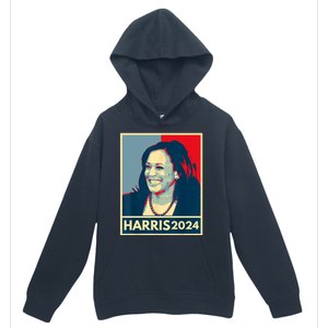 Kamala Harris 2024 Retro Usa Election Urban Pullover Hoodie