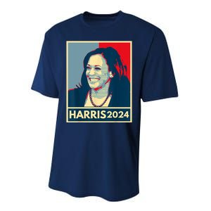 Kamala Harris 2024 Retro Usa Election Performance Sprint T-Shirt