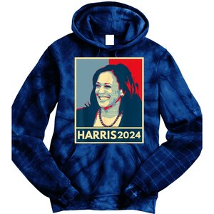 Kamala Harris 2024 Retro Usa Election Tie Dye Hoodie