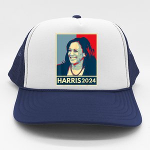 Kamala Harris 2024 Retro Usa Election Trucker Hat