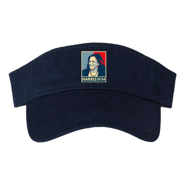 Kamala Harris 2024 Retro Usa Election Valucap Bio-Washed Visor