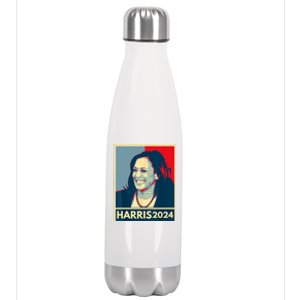 Kamala Harris 2024 Retro Usa Election Stainless Steel Insulated Water Bottle