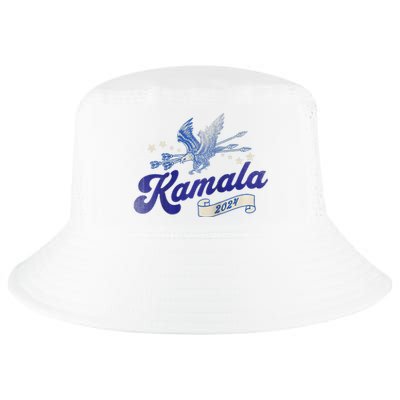 Kamala Harris 2024 For President Patriotic Campaign Raglan Cool Comfort Performance Bucket Hat