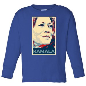 Kamala Harris 2024 IM Speaking Meaningful Gift Toddler Long Sleeve Shirt