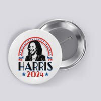 Kamala Harris 2024 Madam President Retro Vote Democrat Women Button