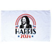 Kamala Harris 2024 Madam President Retro Vote Democrat Women Microfiber Hand Towel