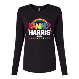 Kamala Harris 2024 Womens Cotton Relaxed Long Sleeve T-Shirt