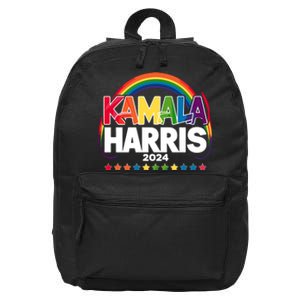 Kamala Harris 2024 16 in Basic Backpack