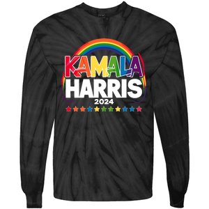 Kamala Harris 2024 Tie-Dye Long Sleeve Shirt