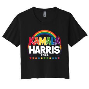 Kamala Harris 2024 Women's Crop Top Tee