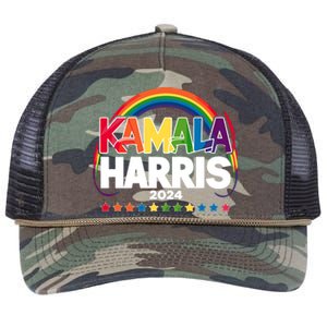 Kamala Harris 2024 Retro Rope Trucker Hat Cap