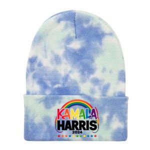 Kamala Harris 2024 Tie Dye 12in Knit Beanie