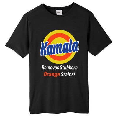 Kamala Harris 2024 Removes Stubborn Orange Stains Tall Fusion ChromaSoft Performance T-Shirt