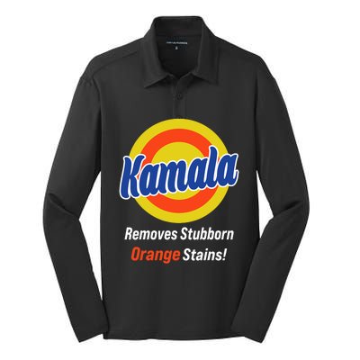 Kamala Harris 2024 Removes Stubborn Orange Stains Silk Touch Performance Long Sleeve Polo