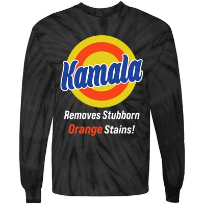 Kamala Harris 2024 Removes Stubborn Orange Stains Tie-Dye Long Sleeve Shirt