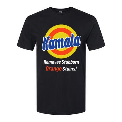 Kamala Harris 2024 Removes Stubborn Orange Stains Softstyle CVC T-Shirt