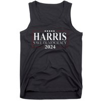 Kamala Harris 2024 Save Our Democracy Vote For President Tank Top