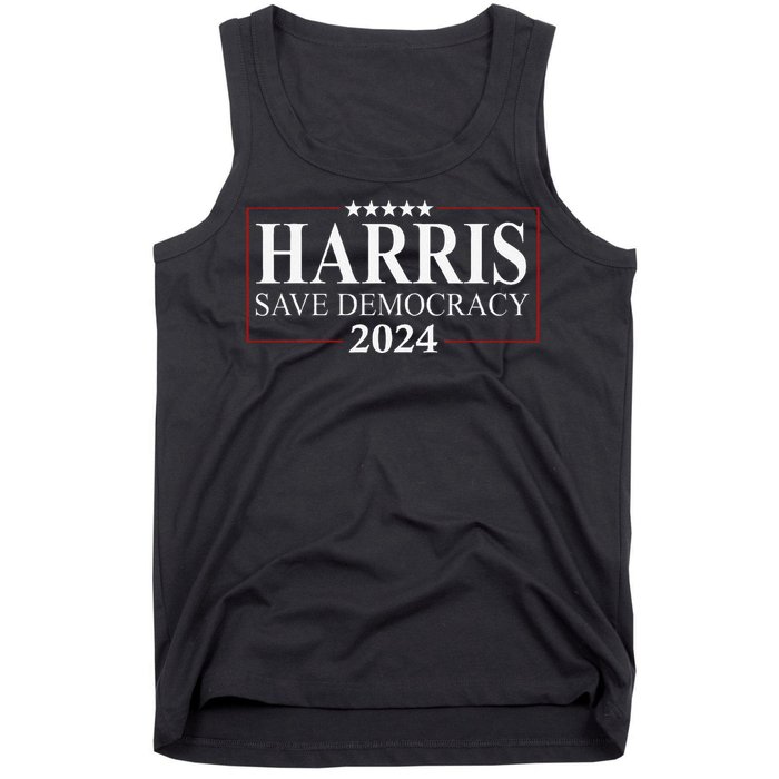 Kamala Harris 2024 Save Our Democracy Vote For President Tank Top