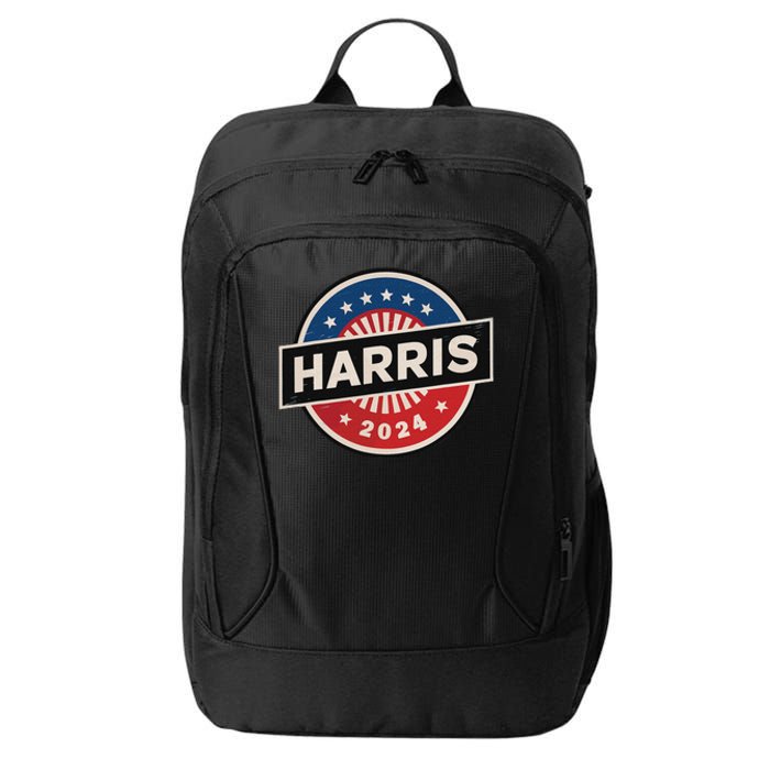 Kamala Harris 2024 For President Campaign 2024 Us Flag City Backpack