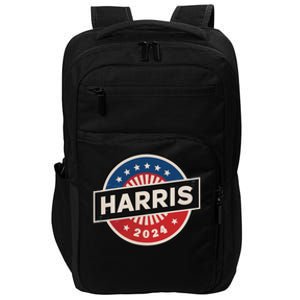 Kamala Harris 2024 For President Campaign 2024 Us Flag Impact Tech Backpack