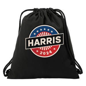 Kamala Harris 2024 For President Campaign 2024 Us Flag Drawstring Bag