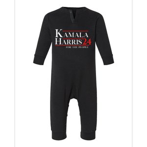 Kamala Harris 24 For The People Infant Fleece One Piece