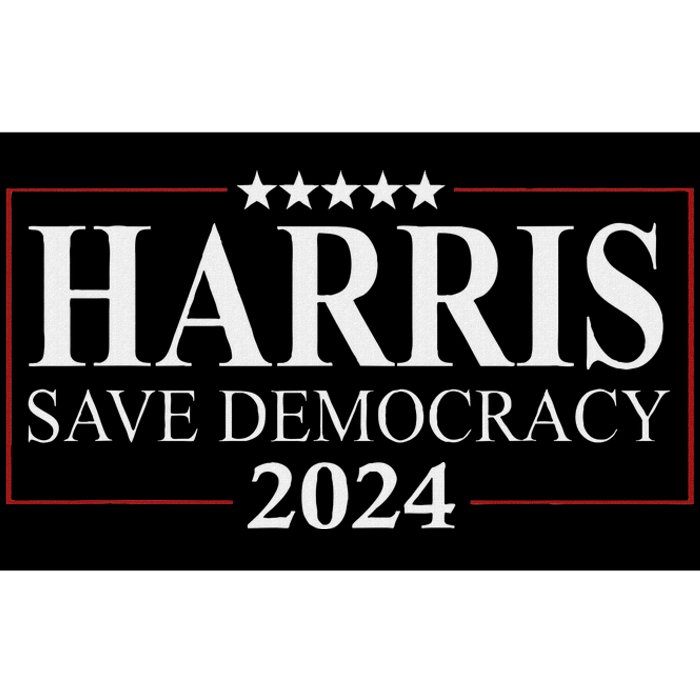 Kamala Harris 2024 Save Our Democracy Vote For President Bumper Sticker