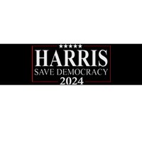 Kamala Harris 2024 Save Our Democracy Vote For President Bumper Sticker