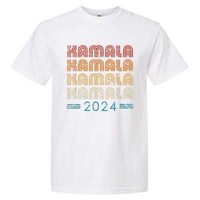 Kamala Harris 2024 Retro Vintage Election President 2024 Garment-Dyed Heavyweight T-Shirt