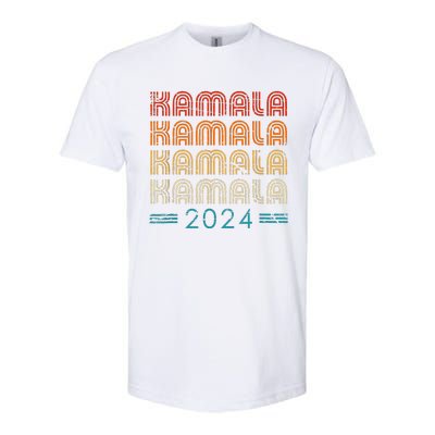 Kamala Harris 2024 Retro Vintage Election President 2024 Softstyle CVC T-Shirt