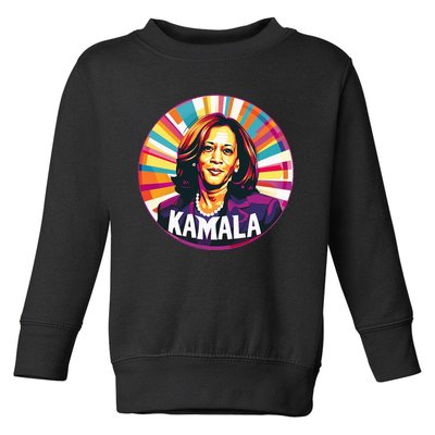 Kamala Harris 2024 24 Madam Vice President Toddler Sweatshirt