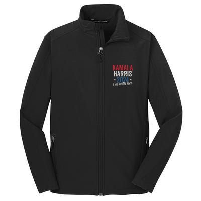 Kamala Harris 2024 Support IM With Her Kamala Harris 2024 Core Soft Shell Jacket