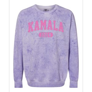 Kamala Harris 2024 President Varsity Colorblast Crewneck Sweatshirt