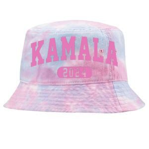 Kamala Harris 2024 President Varsity Tie-Dyed Bucket Hat