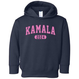 Kamala Harris 2024 President Varsity Toddler Hoodie