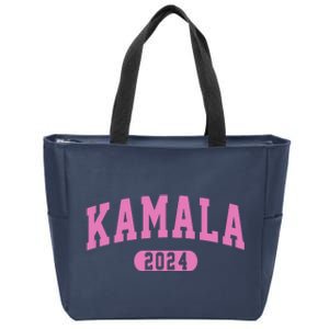 Kamala Harris 2024 President Varsity Zip Tote Bag