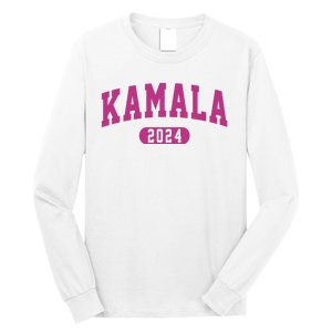 Kamala Harris 2024 President Varsity Long Sleeve Shirt