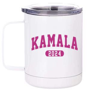 Kamala Harris 2024 President Varsity 12 oz Stainless Steel Tumbler Cup