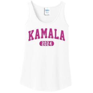 Kamala Harris 2024 President Varsity Ladies Essential Tank