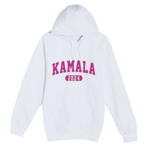 Kamala Harris 2024 President Varsity Premium Pullover Hoodie