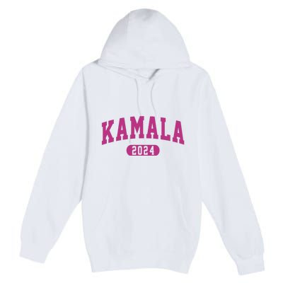 Kamala Harris 2024 President Varsity Premium Pullover Hoodie