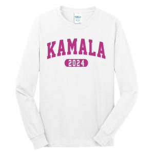 Kamala Harris 2024 President Varsity Tall Long Sleeve T-Shirt